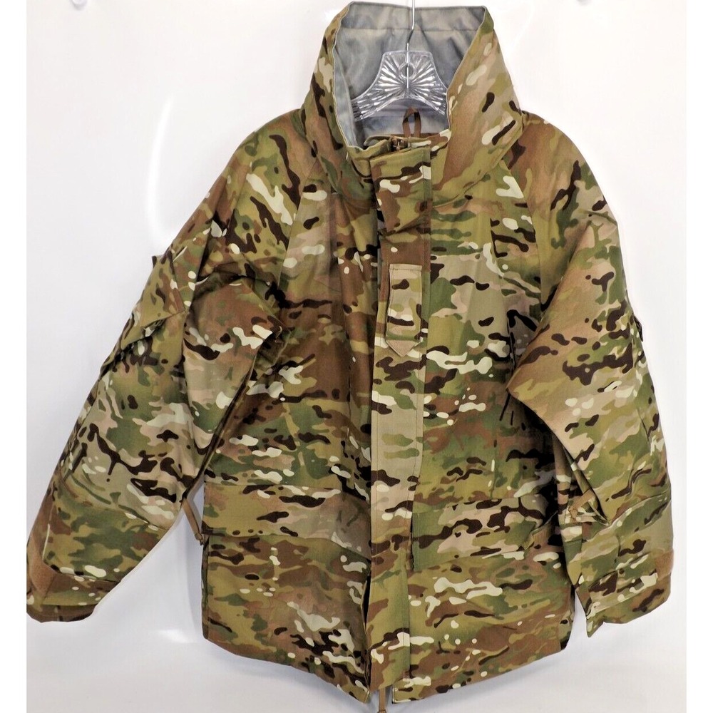 Tru-Spec Cold weather camouflage NYLON coat Item # 2026  with Hood - SIZE M